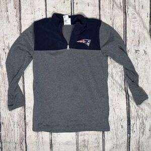 New England Patriots Kids Youth NFL Football 1/4 Fleece Pullover